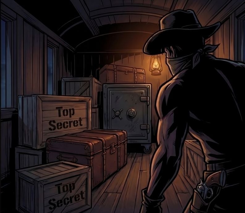 The Heist of Black Bart Escape Room Poster Image